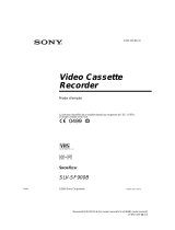 Sony SLV-SF900B Le manuel du propriétaire