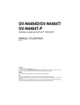Gigabyte GV-N4464D Le manuel du propriétaire