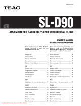 TEAC SL-D90 Le manuel du propriétaire