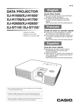 Casio XJ-H2600, XJ-H2650 Mode d'emploi