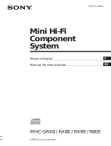 Sony MHC-RX88 Mode d'emploi