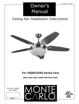 Monte Carlo Fan Company 5HNR52XXD Series Le manuel du propriétaire