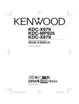 Kenwood KDC-MP925 Le manuel du propriétaire