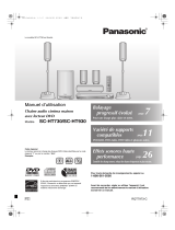 Panasonic SC-HT930 Le manuel du propriétaire