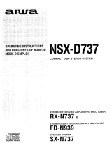 Aiwa NSX-D737 Le manuel du propriétaire