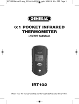 General Tools & Instruments IRT102 Mode d'emploi