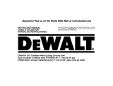 DeWalt DW934 Manuel utilisateur