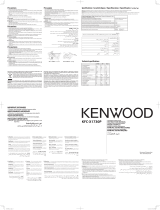 Kenwood KFC-X1730P Le manuel du propriétaire