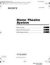 Sony HT-SL900W Le manuel du propriétaire