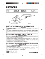 Hitachi 937913Z - Wrench Spanner For G18MR Manuel utilisateur