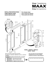 MAAX 200024-S-000-001- Tempo (3-Piece) Guide d'installation