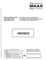 MAAX 101150-L-000-001 Allegro I (1-Piece) Guide d'installation