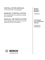 Bosch HDZBS301(00) Guide d'installation