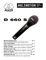 AKG D 660 S Le manuel du propriétaire