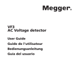 Megger vf2 Manuel utilisateur