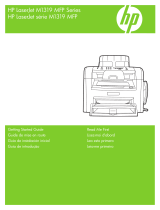 HP LaserJet M1319 Multifunction Printer series Le manuel du propriétaire