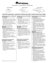 Universal UNV-84528 Quick Start Instructions