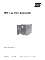 ESAB WC-9 Coolant Circulator Manuel utilisateur