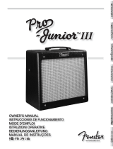 Fender Pro Junior III Le manuel du propriétaire