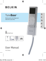 Belkin TUNEBASE POUR IPOD MINI #F8V7098EA Le manuel du propriétaire