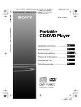 Sony DVP-FX970 Le manuel du propriétaire