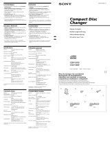 Sony cdx-616u Le manuel du propriétaire
