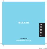Belkin SPORTCOMMAND POUR IPOD #F8Z076EA Le manuel du propriétaire