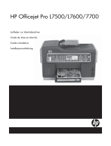 HP Officejet Pro L7600 All-in-One Printer series Guide d'installation