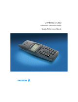 Ericsson DT290 Quick Reference Manual