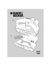 BLACK DECKER KA75E Manuel utilisateur