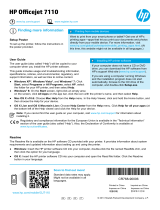 HP OfficeJet 7110 Wide Format ePrinter series - H812 Guide d'installation