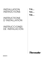 Thermador  T18ID800RP  Guide d'installation