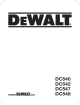 DeWalt DC549 T 11 Le manuel du propriétaire