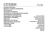 Citizen CX-146 Manuel utilisateur