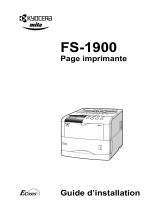 KYOCERA FS1900 Le manuel du propriétaire