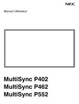 NEC MultiSync® P402 Le manuel du propriétaire