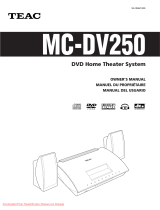 TEAC MC-DV250 Le manuel du propriétaire