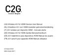Cables to Go C2G 29329 Le manuel du propriétaire