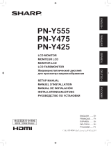 Sharp PN-Y425 Le manuel du propriétaire