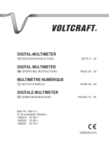 VOLTCRAFT VC170-1 Digital-, DMM, 2000 counts Fiche technique