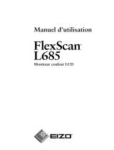 Eizo FLEXSCAN L685 Le manuel du propriétaire