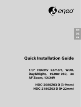 Eneo HDC-2180Z03 D Quick Installation Manual