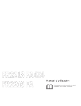 Jonsered FR 2218 FA 4X4 Le manuel du propriétaire
