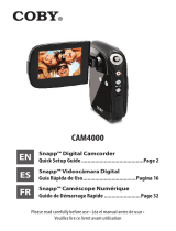 Coby CAM4000 - SNAPP Camcorder - 3.0 MP Quick Setup Manual