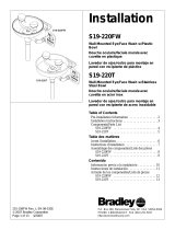 Bradley S19-220T Guide d'installation