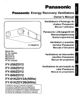 Panasonic FY01KZDY2B Le manuel du propriétaire