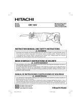 Hitachi CR 13V Manuel utilisateur