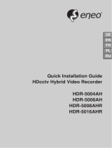 Eneo HDR-5008AHR Quick Installation Manual