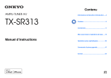 ONKYO TX-SR313 Le manuel du propriétaire