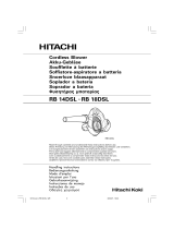 Hitachi RB 14DSL Le manuel du propriétaire